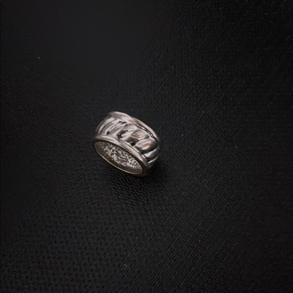 Silver Twisted Rope Design Ring - Picture 6 of 6